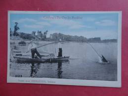 Fishing Catching A Big One For Breakfast Scene Near Pierceton In- Ca 1910== = = Ref 767 - Altri & Non Classificati