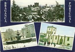 BRAGANÇA Cidade Com Neve  2 Scans PORTUGAL - Bragança