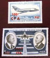 Reunion - 1967 Y&T PA 61, 62 Neuf**  - TTB - Cote: 8 Euros - Luftpost