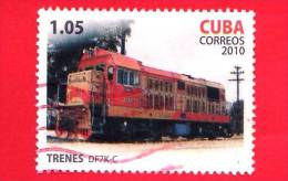 CUBA - USATO - 2010 - Trasporti - Treni  - Trains - Trenes - 1.05 - Used Stamps