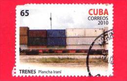 CUBA - USATO - 2010 - Trasporti - Treni  - Trains - Trenes - 65 - Used Stamps