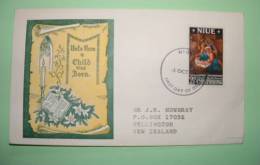 Niue 1967 FDC Cover To New Zealand - Christmas - Niue