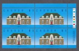 Canada Architecture Library Building Toronto 1992 #1181ii Upper Right Corner PB2 MNH - Blocks & Sheetlets