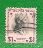40  ESTADOS UNIDOS 1938-Woodrow  Wilson - Used Stamps
