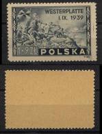 Polen Poland Mi# 407 **  M€ 30,- Westerplatte 45 - Unused Stamps