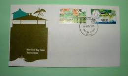 Niue 1975 FDC Cover - Tourism Hotel - Niue