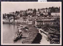 Lugano - Lungolago E Vaporetto - Ca 1937 ; Trous D'agrafe (10´646) - Agra