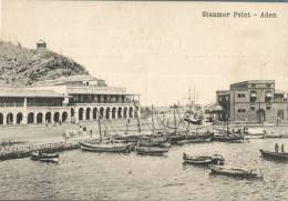 (300) Very Old Postcard - Carte Ancienne - Aden Steamer Point - Yemen