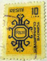 Turkey 1979 Official Stamp 10l - Used - Nuevos