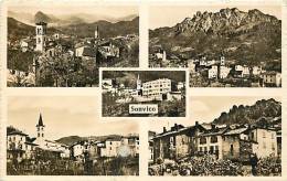 VARIE IMMAGINI PANORAMICHE DI SONVICO. CARTOLINA ANNI '40 - Sonvico