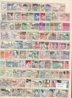 100 Timbres France 1951 à 1959 Cote Sup 70 Euro - Collections