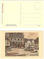 AK 138718 Pößneck, S.-Meiningen Markplatz Mit Rathaus (um 1875) Verlag: O. Hanemann Nachf. Zeichnungen: P. Schenk, Pößne - Pössneck