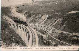 39.....JURA....MOREZ...LE TRAIN SUR LE VIADUC DES GROTTES..........ECR IT E...‹(•¿• )› - Morez