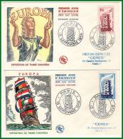 FDC FRANCE EUROPA 1956 (cote 50 E) TB - 1956