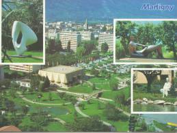 SUISSE - MARTIGNY - La Fondation Pierre Gianadda. (Sculptures: A. PONCET, H. MOORE Et G. SEGAL) - Martigny