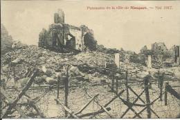 BELGIQUE . NIEUPORT . PANORAMA DE LA VILLE . MAI 1917 - Other & Unclassified