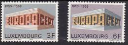 C5195 - Luxembourg 1969 -  Yv.no.738/9 Neufs** - 1969