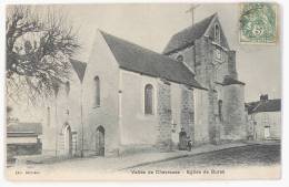 CPA VALLEE DE CHEVREUSE - BURES SUR YVETTE - EGLISE - Bures Sur Yvette