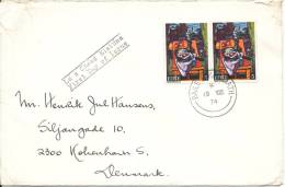 Ireland FDC 19-8-1974 Contemporary Irish Art Sent To Denmark - FDC