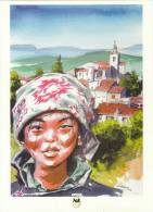 DANY. Pour Le Tibet. RARE Ex-libris édité Par ALIEN Pour Le 16e Festival BD De Solliès-Ville. 2004 - Illustrators D - F