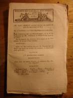 BULLETIN DES LOIS N°111 De 1801 (VENDEMIAIRE AN X) - JUSTICES DE PAIX DEPARTEMENT DU NORD ET DEPARTEMENT DE LA YONNE - Décrets & Lois