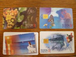 Hungary: Seasons (complett Set, 4 Pcs), Winter, Summer, Autumn, Spring - Saisons