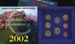 San Marin Marino Coffret Officiel BU 1 Cent à 2 Euro 2002 KM MS62 - San Marino