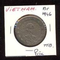 Viet Nam Communiste  -  2 Dong    -  1946  -  Bronze  -  TTB - Viêt-Nam