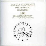 Slovénie Slovenia Coffret Officiel BU 1 Cent à 3 Euro 2010 Jardin Botanique Et Capital Du Livre - Slovenië