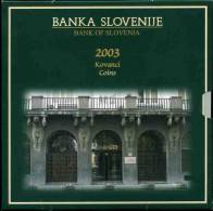 Slovénie Slovenia Coffret Officiel BU 10 Stotinov à 500 Tolarjev 2003 Année Européenne Des Handicaps - Slovenië