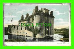 DUMFRIES, SCOTLAND - CAERLAVEROCK CASTLE - RELIABLE SERIES - TRAVEL IN 1904 - 3/4 BACK - - Dumfriesshire