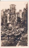 Carte Postale Photo Militaire De SAINT-MALO Destruction De La Ville - ( Ille Et Vilaine) OUEST- PHOTO-GUERRE 1939-1945 - - Saint Malo