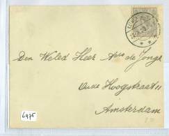 BRIEFOMSLAG Uit 1923 * NVPH 81 Van KATWIJK A/d RIJN  Naar AMSTERDAM (6975) - Storia Postale