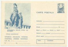 Romania 1986 Postal Stationery Correspondence Card - Briefe U. Dokumente