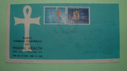 Netherlands Antilles (Curacao) 1963 FDC Cover To Holland - Mental Health - Antille