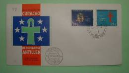 Netherlands Antilles (Curacao) 1963 FDC Cover - Mental Health - Antilles