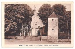 CPSM Remalard 61 Orne Eglise Portail Du XI ème Siècle édit A Brosse Non écrite - Remalard