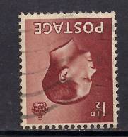 GB 1936 KEV111 1 1/2d RED BROWN STAMP INVERT WMK SG 459 Wi..( F895 ) - Used Stamps