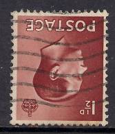 GB 1936 KEV111 1 1/2d RED BROWN STAMP INVERT WMK SG 459 Wi..( F924 ) - Used Stamps