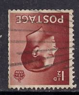 GB 1936 KEV111 1 1/2d RED BROWN STAMP INVERT WMK SG 459 Wi..( G608 ) - Used Stamps