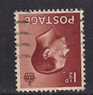 GB 1936 KEV111 1 1/2d RED BROWN STAMP INVERT WMK SG 459 Wi. ( C595 ) - Gebruikt