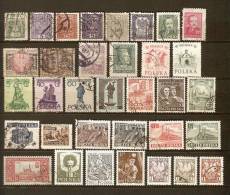 POLOGNE  /  POLSKA.    Collection  De 34 Anciens Différents. - Collections