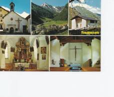 Switzerland - Samnaun  (Unter Engadin) Altes Und Neues Gotteshaus.  A-457 - Samnaun