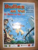 Affiche VALENTE Toni Festival BD Saint Denis En Val 2007 - Posters