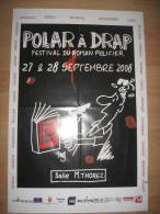 Affiche TREZ Festival Roman Policier Drap 2008 - Affiches & Offsets