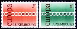 C5066 - Luxembourg 1971 - Yv.no.774/5 Neufs** - 1971