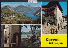 Carona 597 M  ; 4 Veduti ; 10 / 15 (10´667) - Carona 