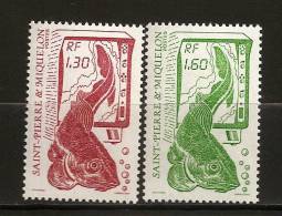 SPM - Saint Pierre Et Miquelon 490 & 491 ** Neuf Sans Charnière - Unused Stamps