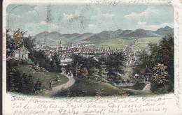 Germany Deutsches Reich PPC Zittau Litho. (Verl. Louis Glaser, Leipzig 9978) ZITTAU 1906 To LEUTZSCH (2 Scans) - Zittau