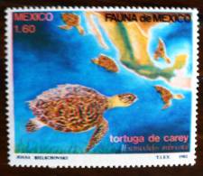 MEXIQUE Tortue (Yvert N° 978 Tortue Seule) Neuf Sans Charniere. MNH - Schildkröten